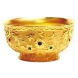 绒沙金摆件 龙凤呈祥婚庆礼品定制新风尚