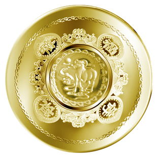 锦元吉祥生肖5g金碗 东方购物臻品，献礼羊年祥瑞